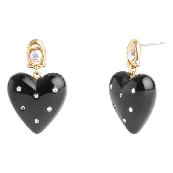🆕 COACH NEW YORK
HEART DROP CRYSTAL
WOMEN'S STUDDED EARRINGS - Picture 1 of 7